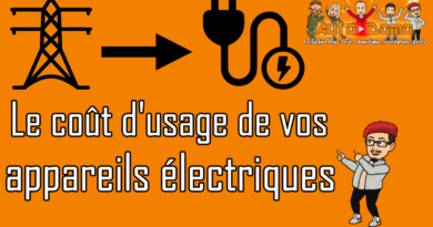 Le coût d'usage de vos appareils électriques