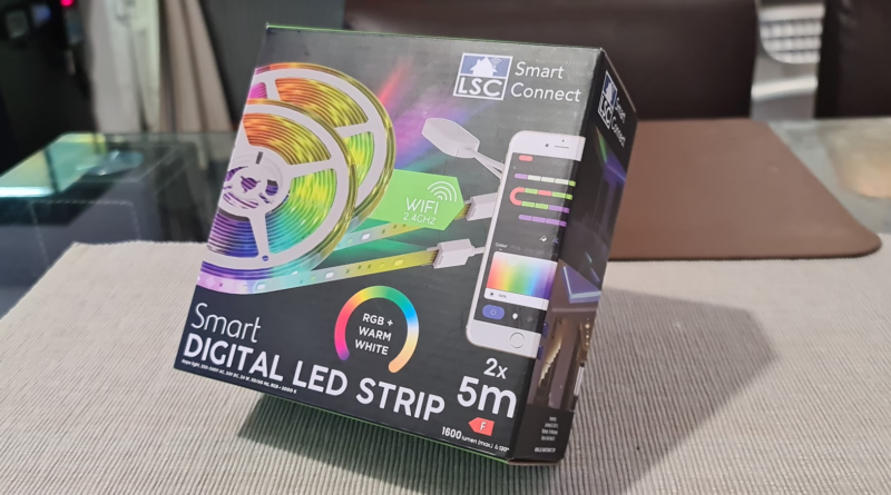LSC digital led strip, la boite