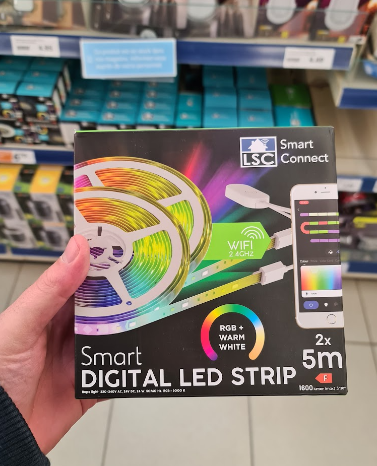 LSC SMART CONNECT : Ruban LED Wifi et connecté des magasins Action 