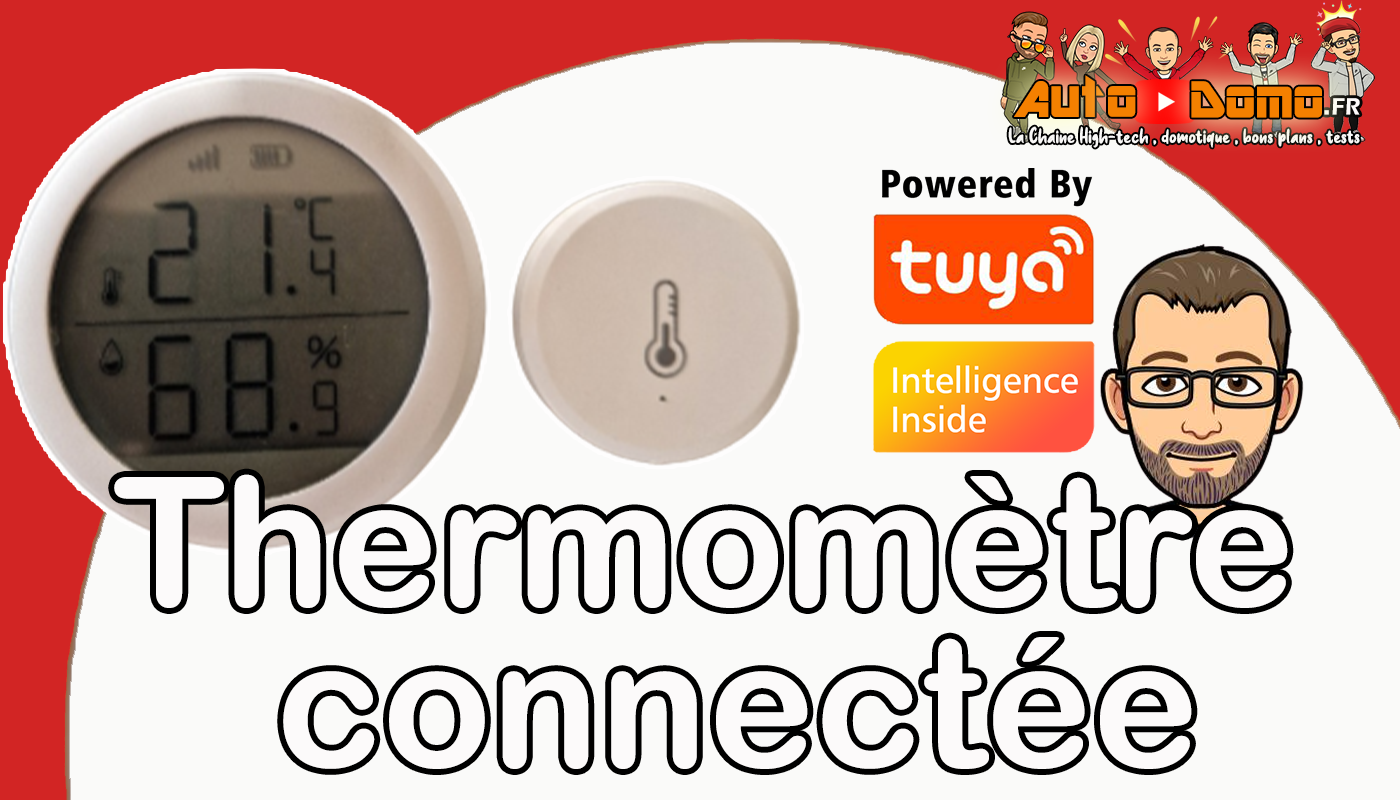 Thermomètre / hygromètre connecté compatible tuya/smartlife 