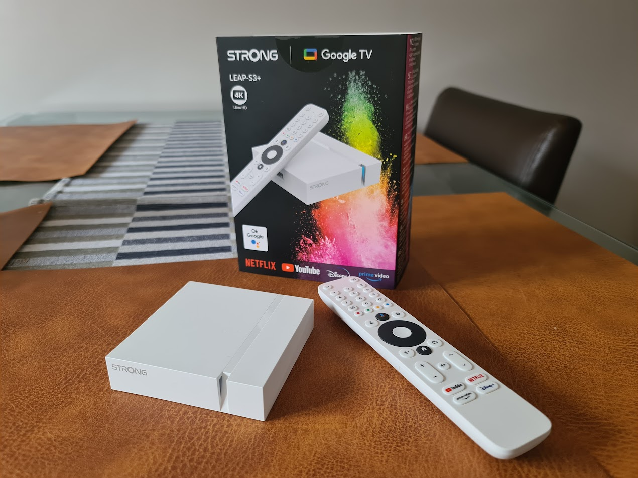 Télécommande De Rechange Pour Strong TV LEAP-S3 (R-C-OHS-C009) - Compatible Box Android TV - Blanche